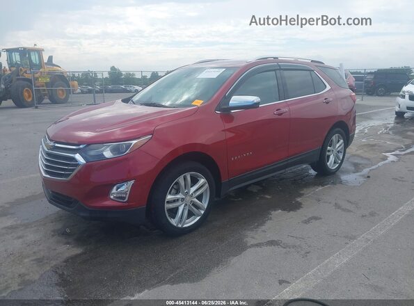 3GNAXYEX5KS649395 2019 CHEVROLET EQUINOX Red Vista tres cuartos delantera izquierda