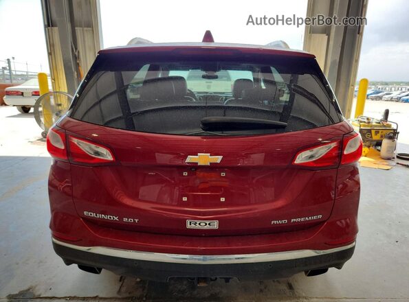 3GNAXYEXXLS644159 2020 CHEVROLET EQUINOX Maroon Вид ззаду