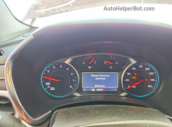 3GNAXYEXXLS644159 2020 CHEVROLET EQUINOX Maroon Вид щитка приладів