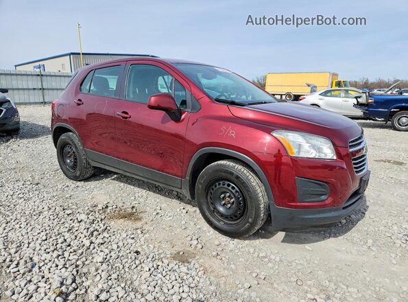 3GNCJKSB1GL260738 2016 CHEVROLET TRAX Red Front right