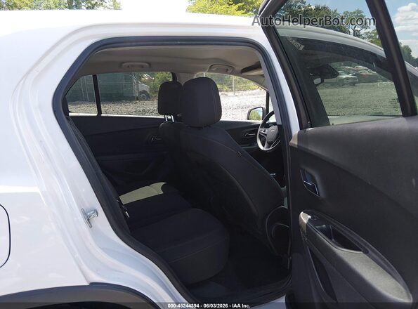 3GNCJKSB1LL196775 2020 CHEVROLET TRAX White VIN კოდის სტიკერის ხედი