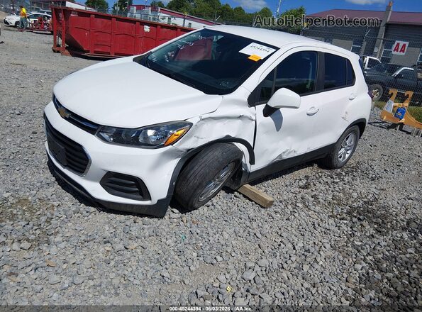3GNCJKSB1LL196775 2020 CHEVROLET TRAX White წინა მარცხენა ხედი სამი მეოთხედიდან