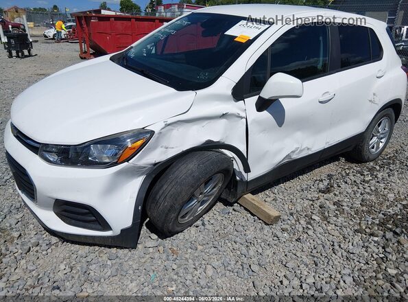 3GNCJKSB1LL196775 2020 CHEVROLET TRAX White წინა ხედი