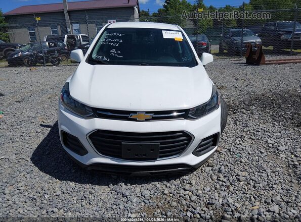 3GNCJKSB1LL196775 2020 CHEVROLET TRAX White უკანა სალონის ხედი