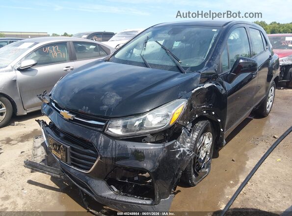 3GNCJKSB2JL366901 2018 CHEVROLET TRAX Black Vista tres cuartos delantera izquierda