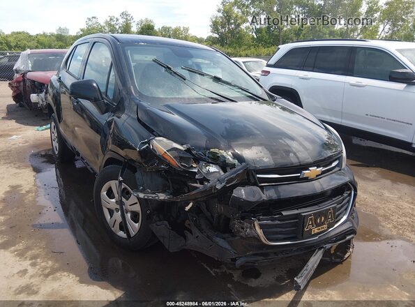 3GNCJKSB2JL366901 2018 CHEVROLET TRAX Black Vista frontal