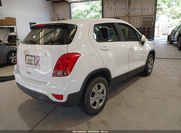 3GNCJKSB2JL393631 2018 CHEVROLET TRAX White Rear right