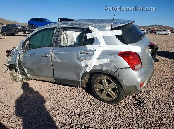 3GNCJKSB2LL201286 2020 CHEVROLET TRAX Silver Trasero izquierdo