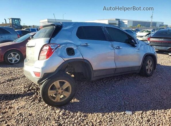 3GNCJKSB2LL201286 2020 CHEVROLET TRAX Silver Trasero derecho