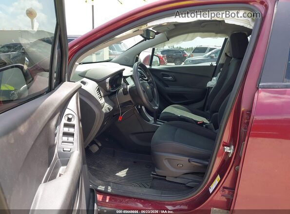 3GNCJKSB3HL273475 2017 CHEVROLET TRAX Темно-бордовый Вид салона спереди