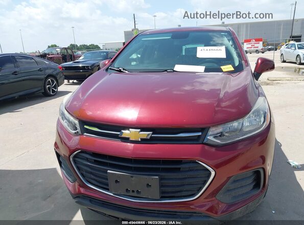3GNCJKSB3HL273475 2017 CHEVROLET TRAX Темно-бордовый Вид щитка приборов