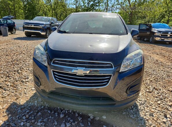3GNCJKSB4GL250320 2016 CHEVROLET TRAX Gray Front view