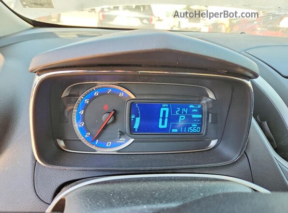 3GNCJKSB4GL250320 2016 CHEVROLET TRAX Gray Instrument cluster view