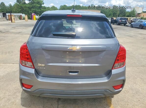 3GNCJKSB4LL185673 2020 CHEVROLET TRAX Gray უკანა ხედი