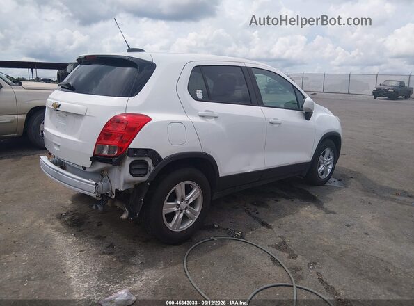 3GNCJKSB4LL208689 2020 CHEVROLET TRAX White Trasero derecho