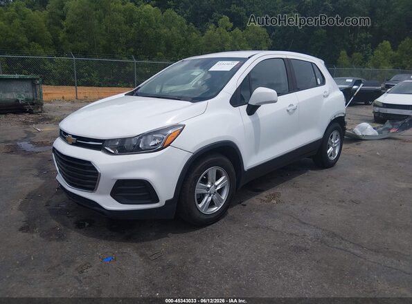 3GNCJKSB4LL208689 2020 CHEVROLET TRAX White Vista tres cuartos delantera izquierda