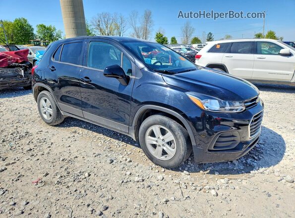 3GNCJKSB7KL387616 2019 CHEVROLET TRAX Черный Передняя правая четверть