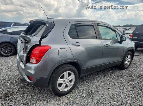 3GNCJKSB7LL193363 2020 CHEVROLET TRAX Gray Հետևի աջ