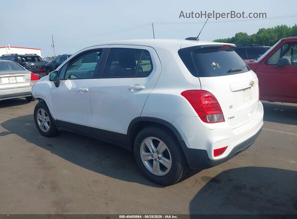 3GNCJKSB7LL320029 2020 CHEVROLET TRAX White Trasero izquierdo