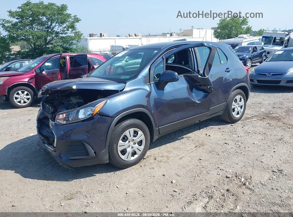3GNCJKSB9KL175686 2019 CHEVROLET TRAX Dark Blue Vista tres cuartos delantera izquierda