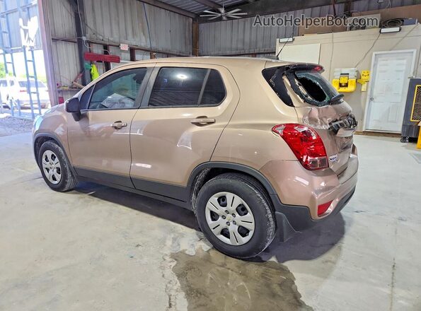 3GNCJKSBXJL417626 2018 CHEVROLET TRAX Tan 
