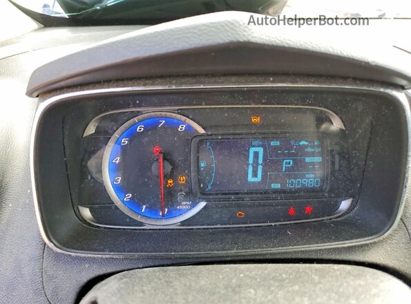 3GNCJLSB0GL165352 2016 CHEVROLET TRAX Gray ხელსაწყოთა პანელის ხედი