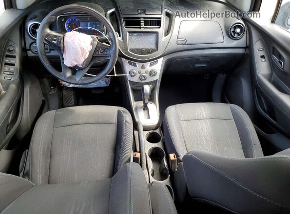 3GNCJLSB0GL165352 2016 CHEVROLET TRAX Gray წინა პანელის ხედი