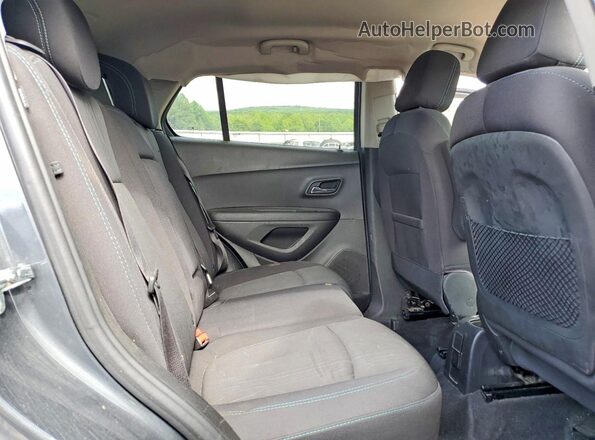 3GNCJLSB0GL165352 2016 CHEVROLET TRAX Gray უკანა სალონის ხედი