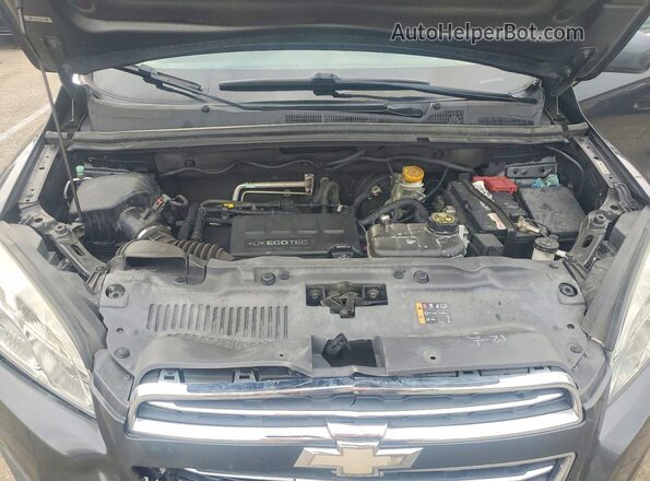 3GNCJLSB0GL261692 2016 CHEVROLET TRAX Серый Вид подкапотного пространства