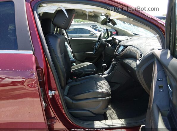 3GNCJLSB0HL148715 2017 CHEVROLET TRAX Red წინა სალონის ხედი