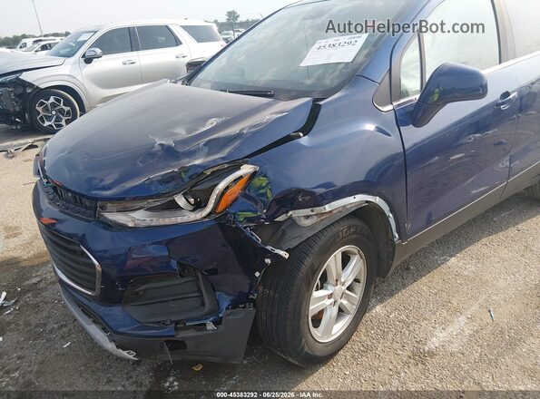 3GNCJLSB0HL163117 2017 CHEVROLET TRAX Blue Front view