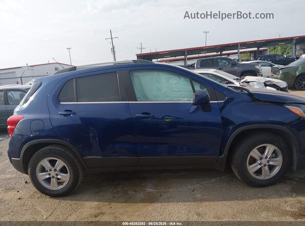 3GNCJLSB0HL163117 2017 CHEVROLET TRAX Blue Instrument cluster view