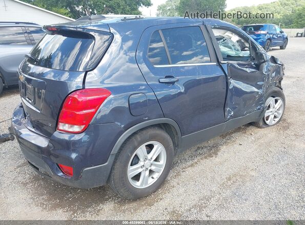 3GNCJLSB0JL277107 2018 CHEVROLET TRAX Blue Rear right