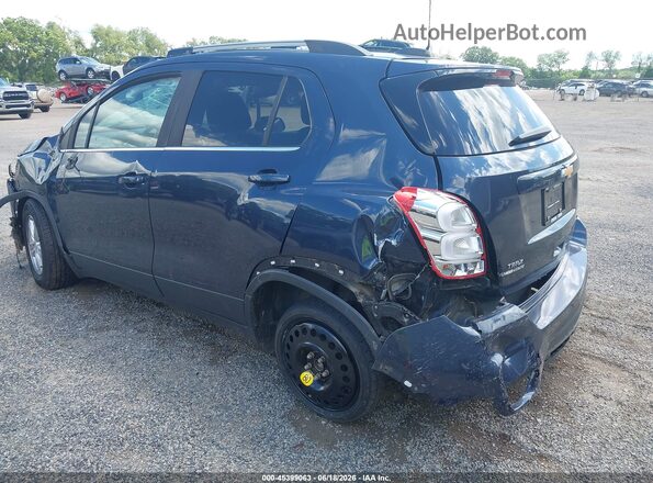 3GNCJLSB0JL277107 2018 CHEVROLET TRAX Blue Rear left