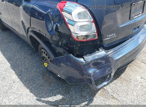 3GNCJLSB0JL277107 2018 CHEVROLET TRAX Blue Instrument cluster view