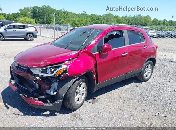 3GNCJLSB0JL377370 2018 CHEVROLET TRAX Red Передня ліва чверть