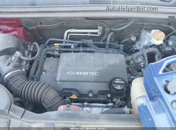 3GNCJLSB0JL377370 2018 CHEVROLET TRAX Red Вид ззаду
