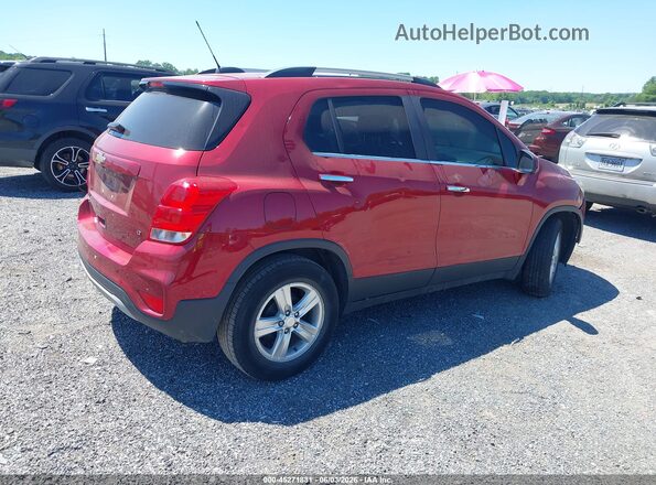 3GNCJLSB0JL377370 2018 CHEVROLET TRAX Red Задня права чверть