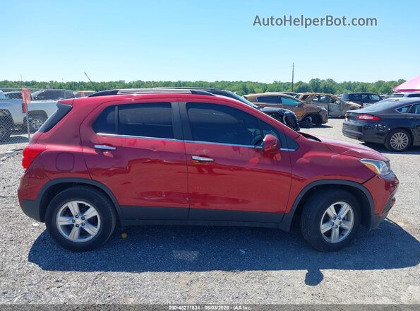 3GNCJLSB0JL377370 2018 CHEVROLET TRAX Red Вид щитка приладів