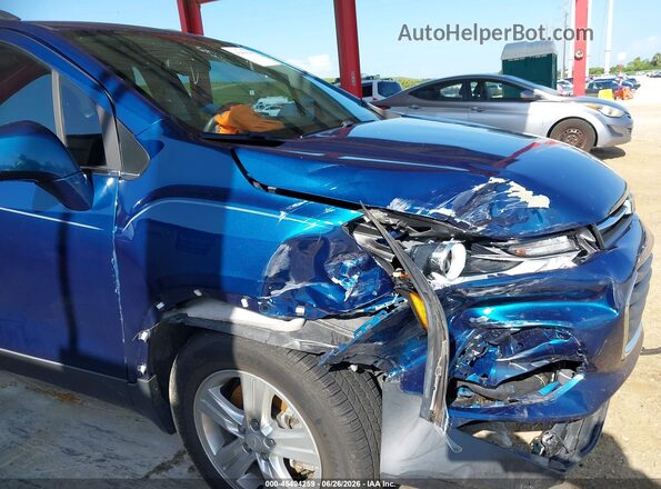 3GNCJLSB0KL161813 2019 CHEVROLET TRAX Синий Вид спереди