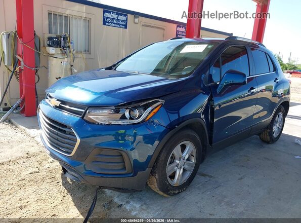 3GNCJLSB0KL161813 2019 CHEVROLET TRAX Синий Передняя левая четверть