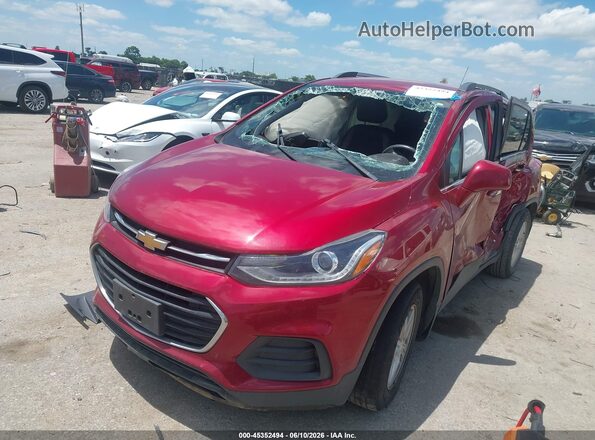 3GNCJLSB0KL346749 2019 CHEVROLET TRAX Red Առջևի ձախ երեք քառորդ տեսարան