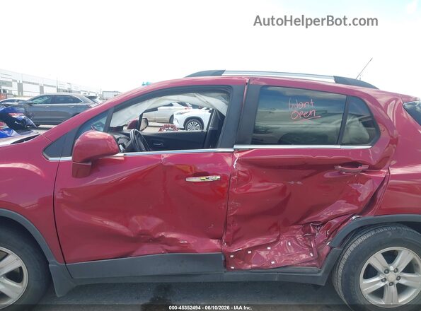 3GNCJLSB0KL346749 2019 CHEVROLET TRAX Red Դիմացի տեսք