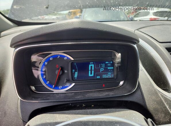 3GNCJLSB1GL117679 2016 CHEVROLET TRAX Charcoal Սարքավորումների վահանակի տեսք