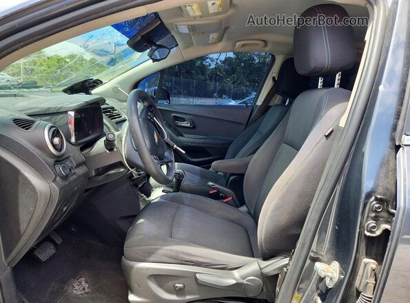 3GNCJLSB1GL166946 2016 CHEVROLET TRAX Gray 