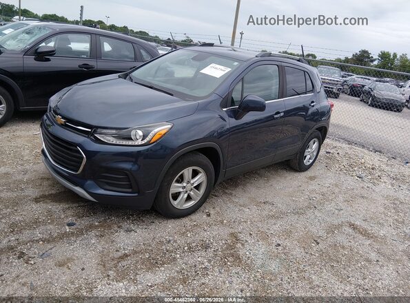 3GNCJLSB1JL166551 2018 CHEVROLET TRAX Dark Blue Передняя левая четверть