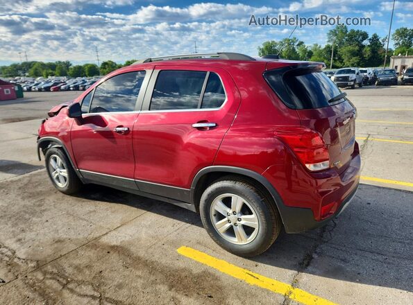 3GNCJLSB3JL160041 2018 CHEVROLET TRAX Maroon Հետևի ձախ