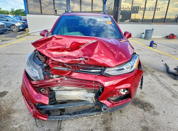 3GNCJLSB3JL160041 2018 CHEVROLET TRAX Maroon Դիմացի տեսք