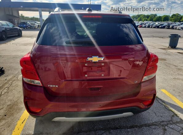 3GNCJLSB3JL160041 2018 CHEVROLET TRAX Maroon Հետևի տեսք