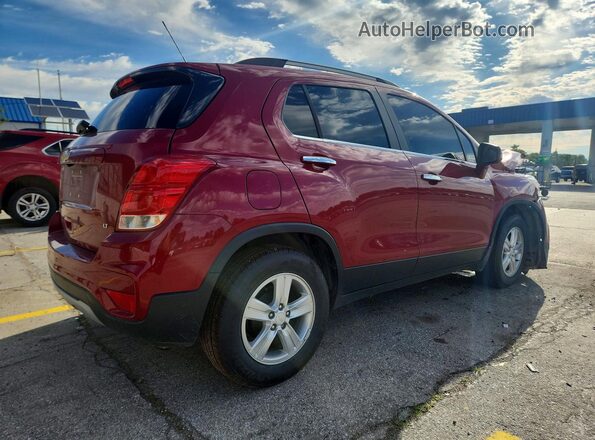 3GNCJLSB3JL160041 2018 CHEVROLET TRAX Maroon Հետևի աջ